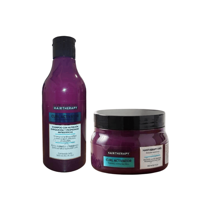 Hair Therapy | Curl Activator | Kit Shampoo + Mascara 1