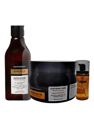 Hair Therapy | Morocan Oil | Kit Shampoo + Mascara + Serum