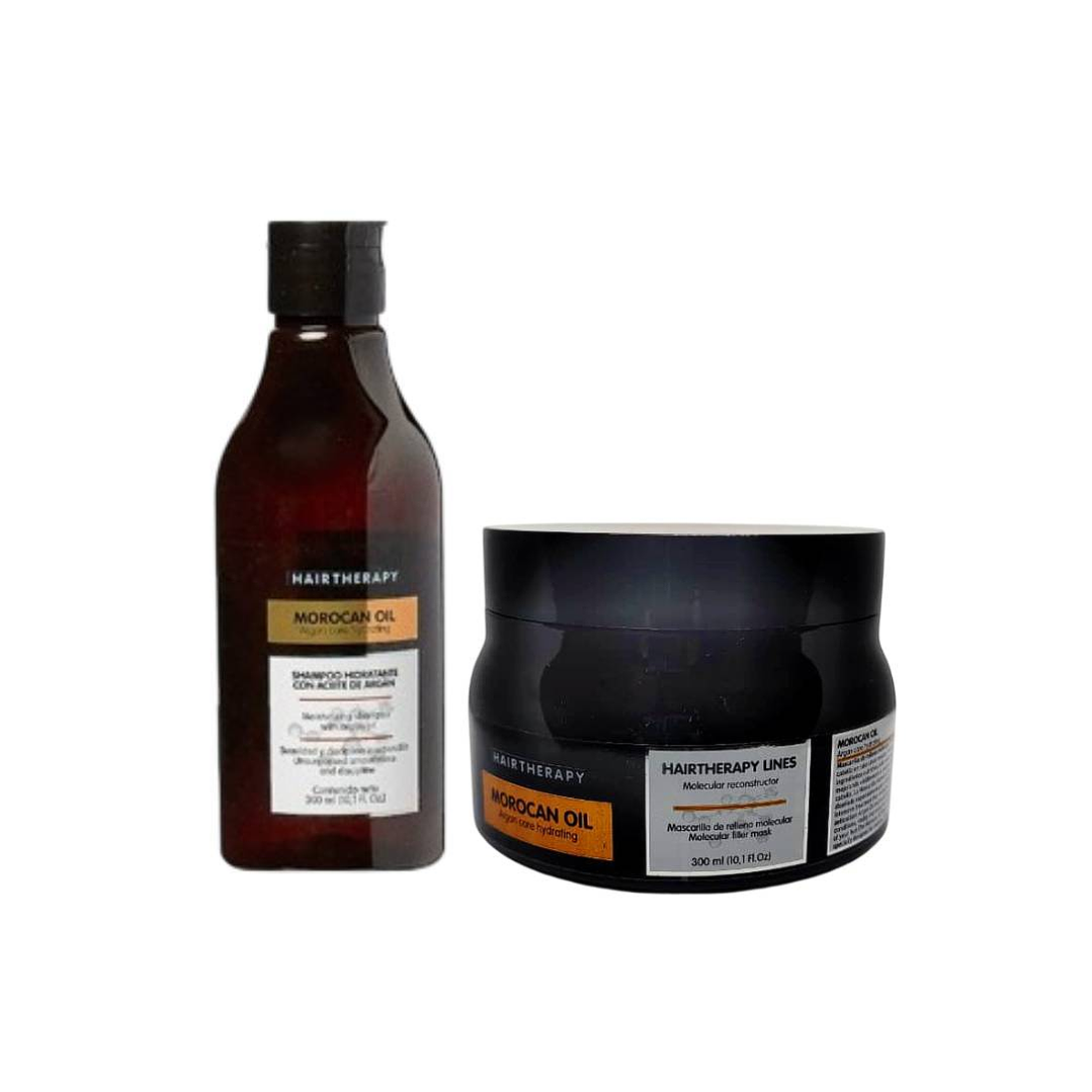 Hair Therapy | Morocan Oil | Kit Shampoo + Mascara 300ml 1
