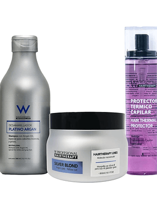 Hair Therapy | Silver Blond | Kit Shampoo + Mascara + Termico