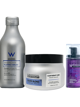 Hair Therapy | Silver Blond | Kit Shampoo + Mascara + Pearl