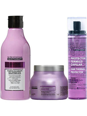 Hair Therapy | Seduction | Kit Shampoo + Mascara + Protector Termico