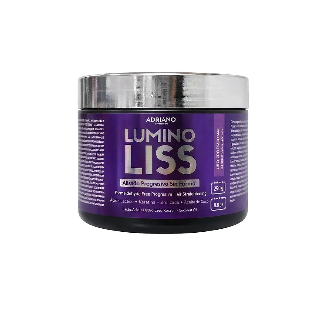 Lumino Liss | Alisado Progresivo sin Formol 250grs 1