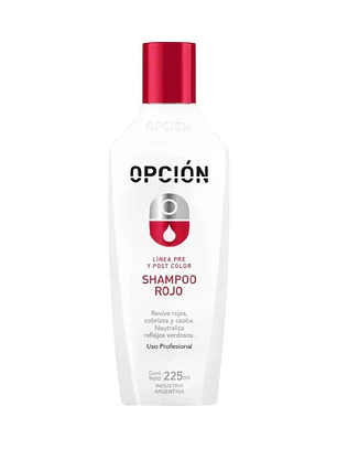 Opcion | Pro Post Color | Shampoo Rojo Revive Cabellos Colorados