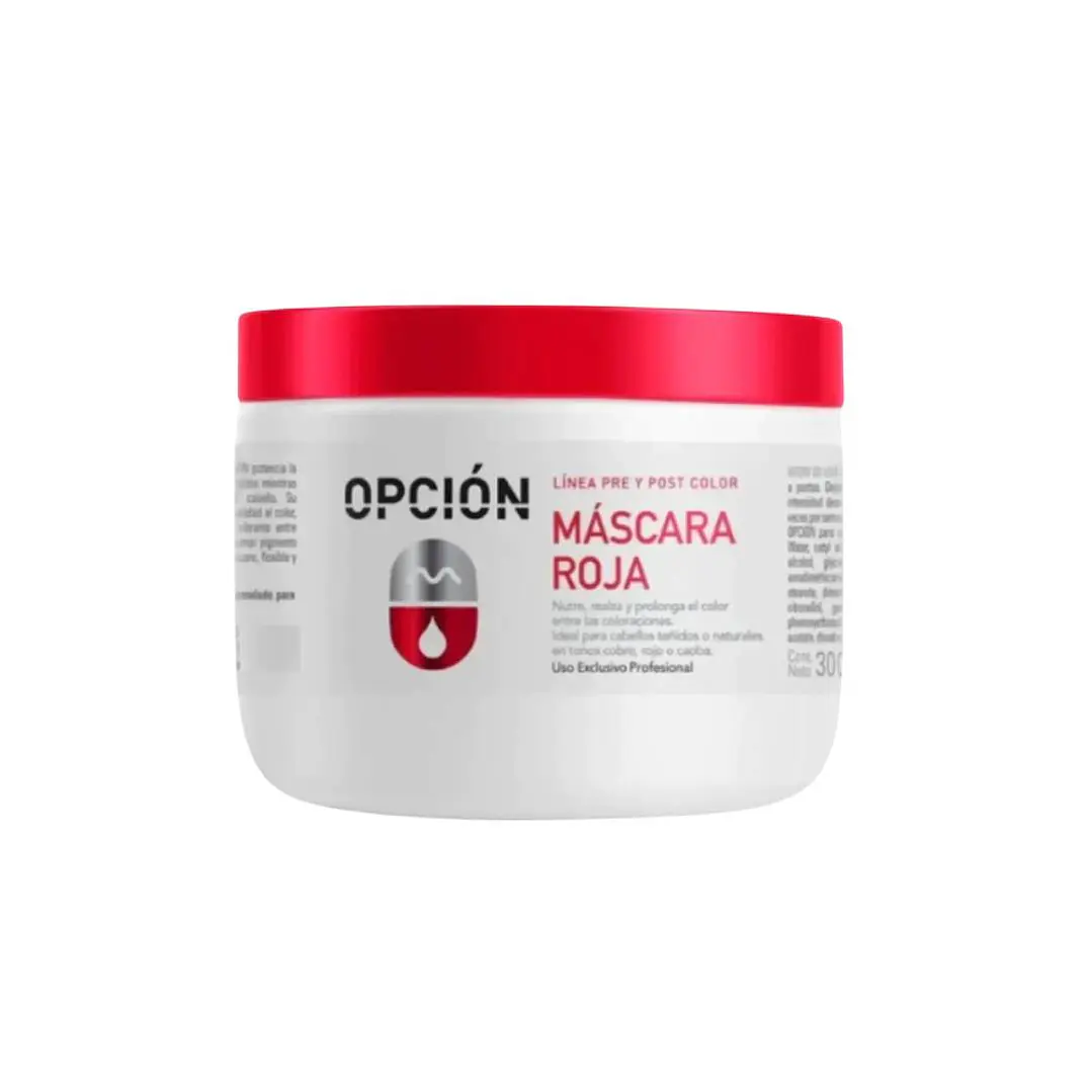 Opcion | Pro Post Color | Mascara Rojo Revive Cabellos Colorados 1