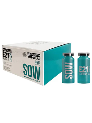 Sow | Must Hair | Ampollas Elixir E21 Reparadora X10unidades