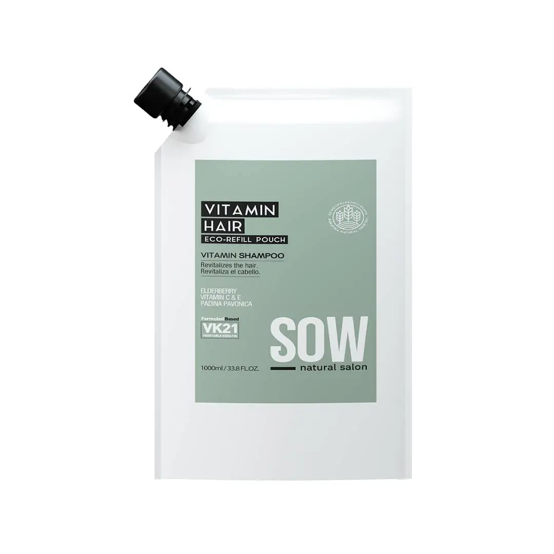 Sow | Vitamin Hair | Eco-refill Shampoo Revitalizador 1lt 1