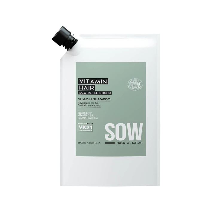 Sow | Vitamin Hair | Eco-refill Shampoo Revitalizador 1lt 1