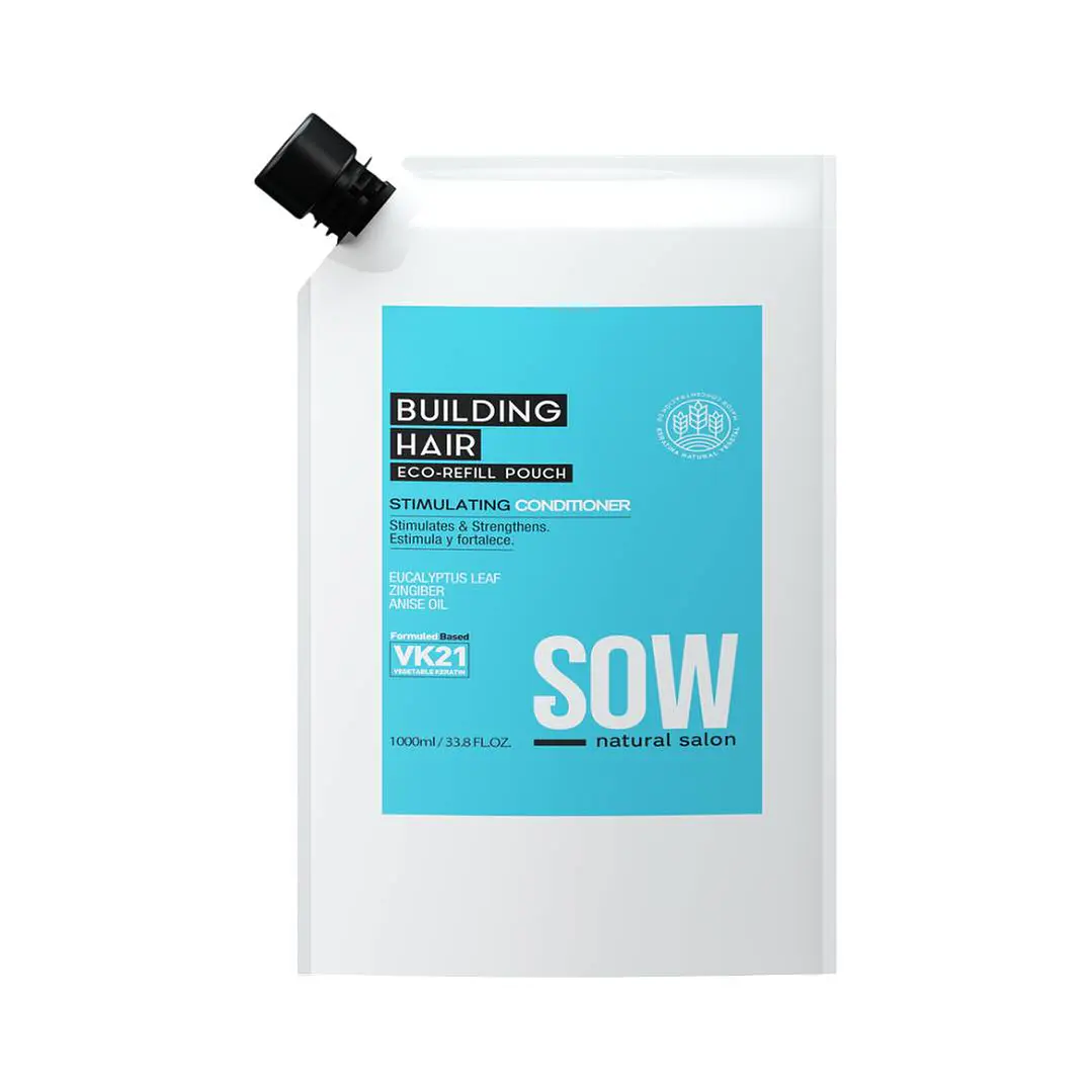 Sow | Building Hair | Eco-refill Acondicionador Estimulante 1lt 1
