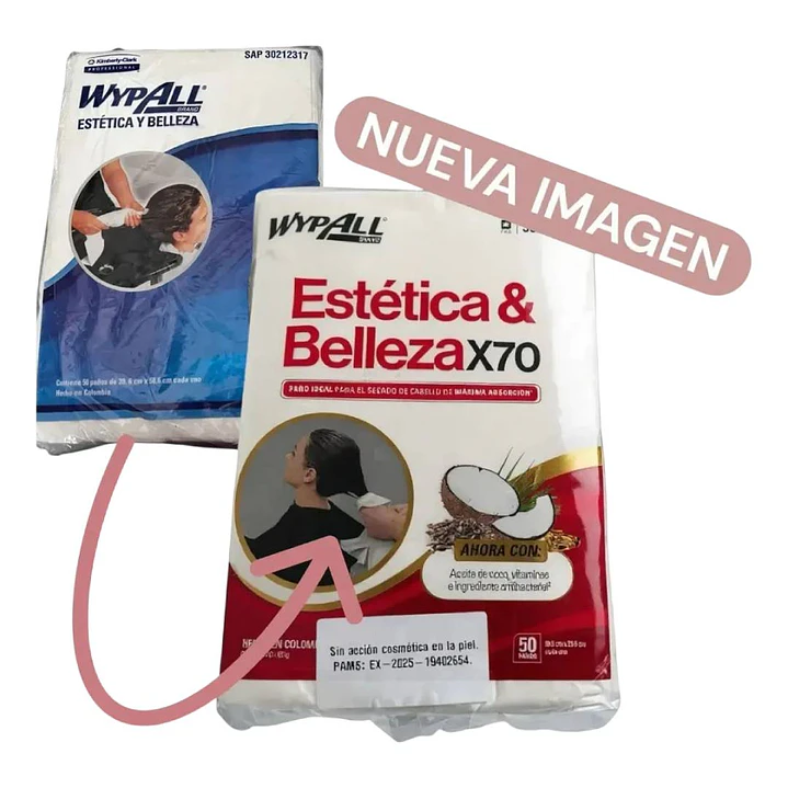 Wypall Brand X70 | Toallas Descartables 50 Paños 2