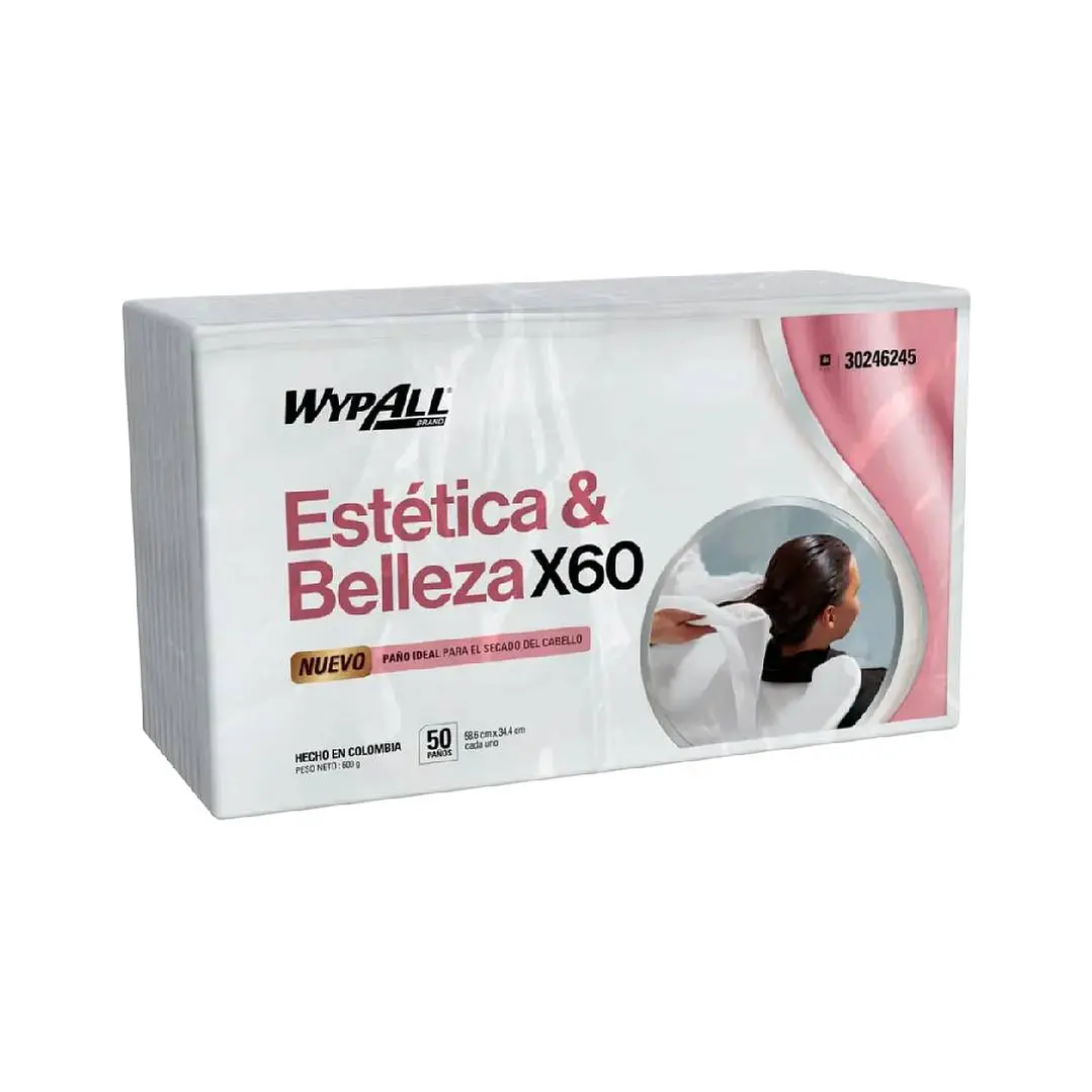 Wypall Brand X60 | Toallas Descartables 50 Paños 1