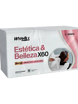 Wypall Brand X60 | Toallas Descartables 50 Paños