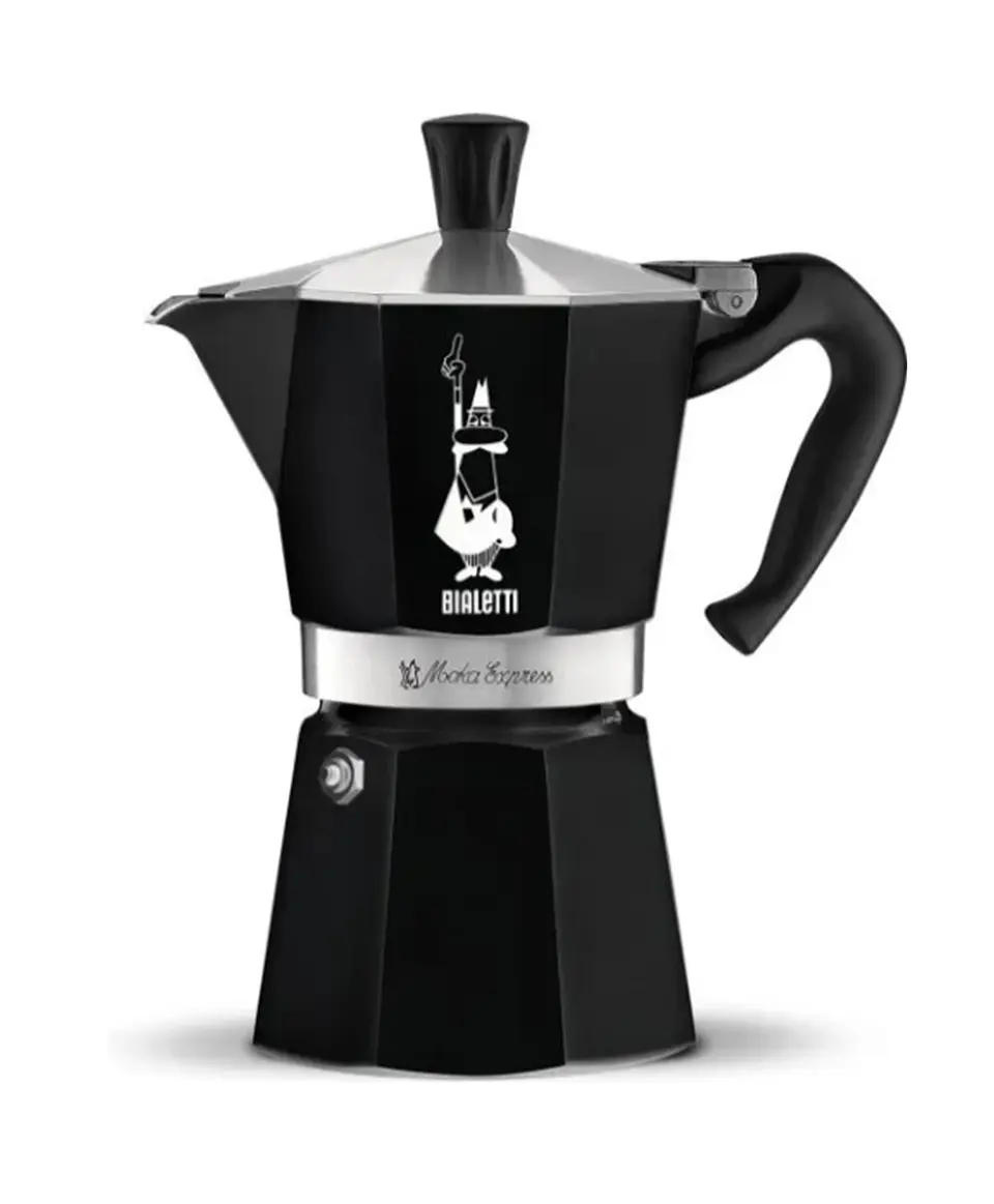 Cafetera Italiana BIALETTI Moka Express 6 tazas 270 ml  Negro 1