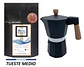 Pack Cafetera Italiana Moka 6 tazas y Café de Especialidad Tostado Medio Arábica 250 gr - Miniatura 2