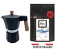 Pack Cafetera Italiana Moka 6 tazas y Café de Especialidad Tueste Italiano Arábica 250 gr - Miniatura 2