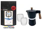 Pack Cafetera Italiana Moka 3 tazas + Café de Especialidad Arábica 250 gr + Tazas doble pared - Miniatura 4