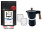 Pack Cafetera Italiana Moka 3 tazas + Café de Especialidad Arábica 250 gr + Tazas doble pared - Miniatura 7