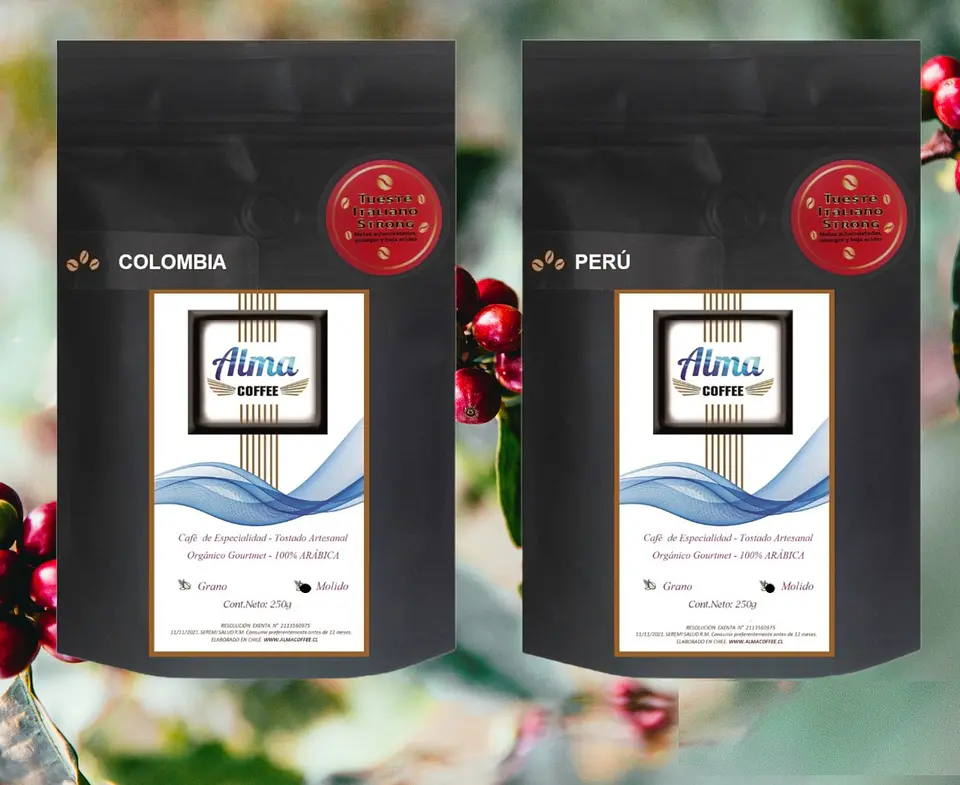 ☕️Café Especialidad Tueste Italiano 100% Arábica Pack 2 unidades 250 gr Grano o Molido 2