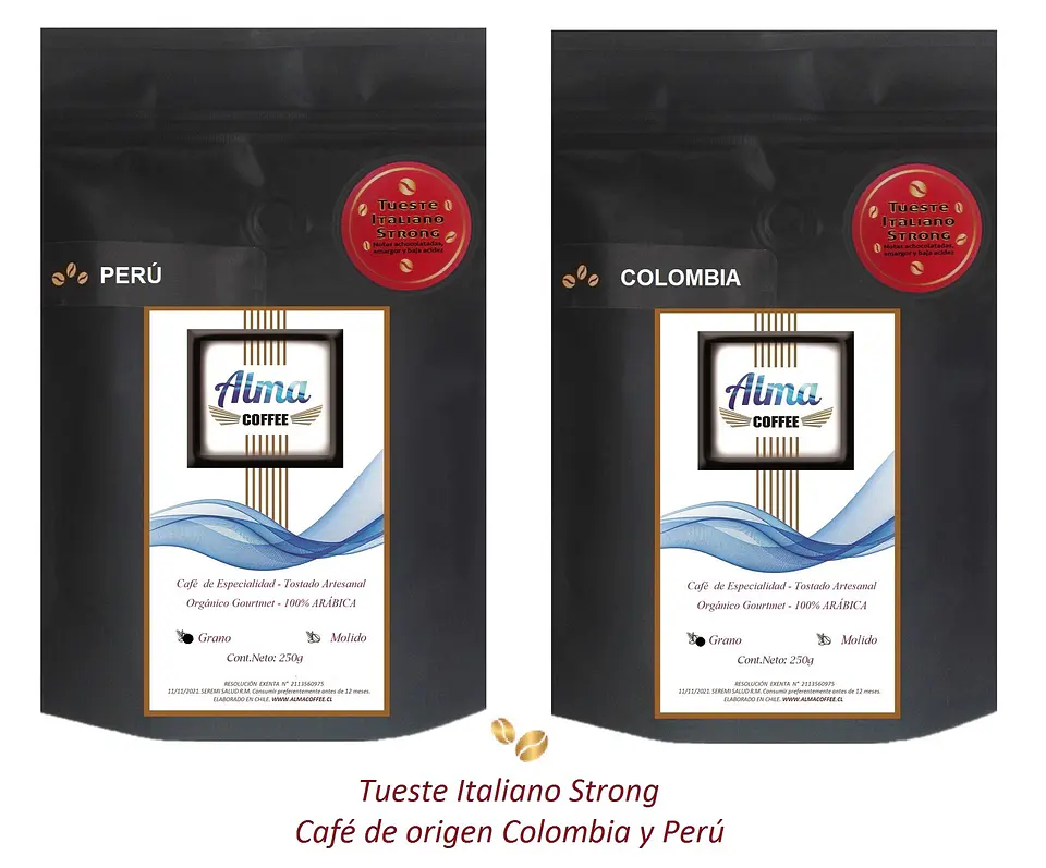 ☕️Café Especialidad Tueste Italiano 100% Arábica Pack 2 unidades 250 gr Grano o Molido 5