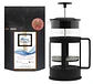 Cafetera Prensa Francesa GLASSO 1 lt y Café de Especialidad - Miniatura 1