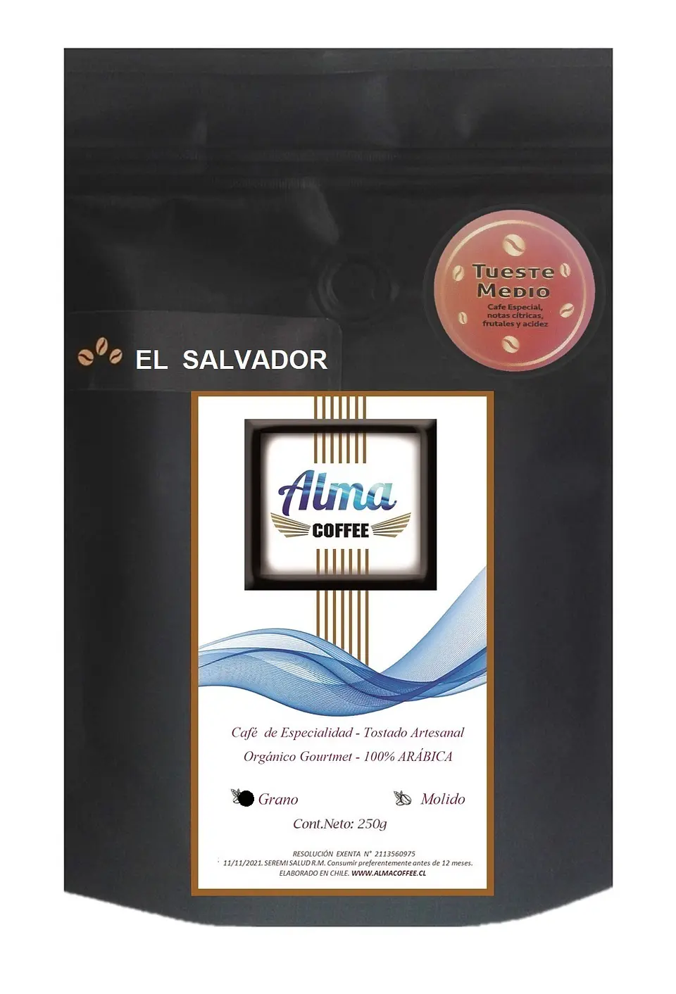 Café Especialidad Salvador Arábica 100% Gourmet 250 gr  2