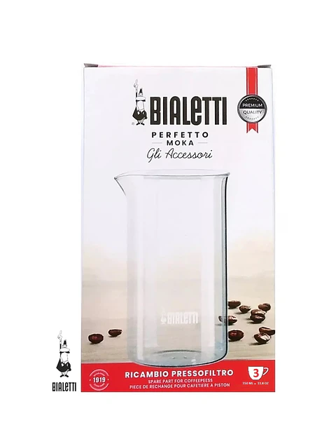 Repuesto Vaso Prensa Francesa Smart Bialetti 350ml Original