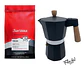 ☕️ Café Juan Valdez Volcán 250 gr Molido + Cafetera Italiana Moka - Miniatura 1