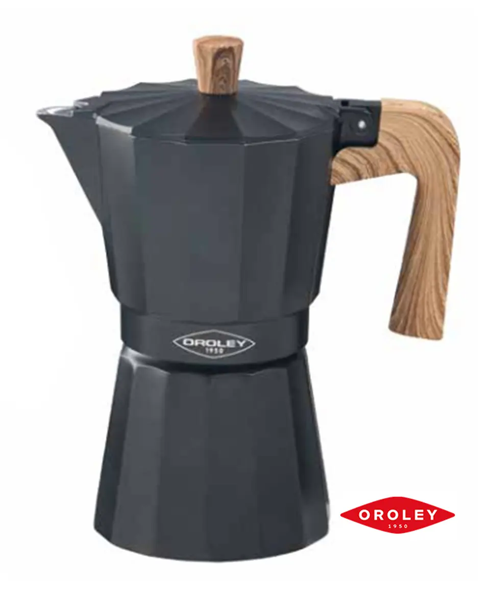 Cafetera Moka Italiana Dakar Nature Oroley 9 Tazas 2
