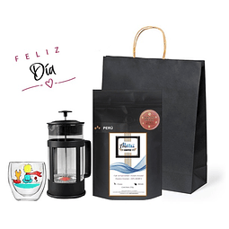 🎁 Regalo Cafetera Prensa Francesa 350 ml y Café Perú de Especialidad 250gr