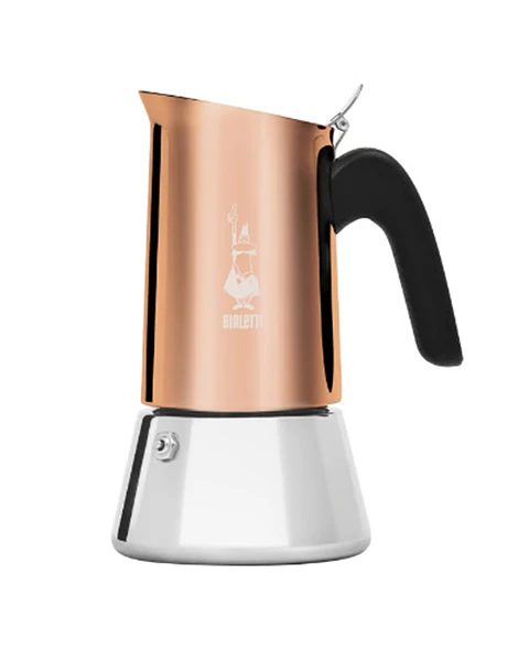 Cafetera Italiana BIALETTI Moka VENUS 4 tazas 170 ml Inducción color COBRE