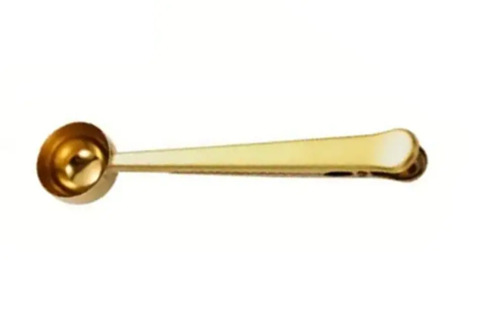 Cuchara Porcionadora para café de Acero Inoxidable Clip Pinza 4