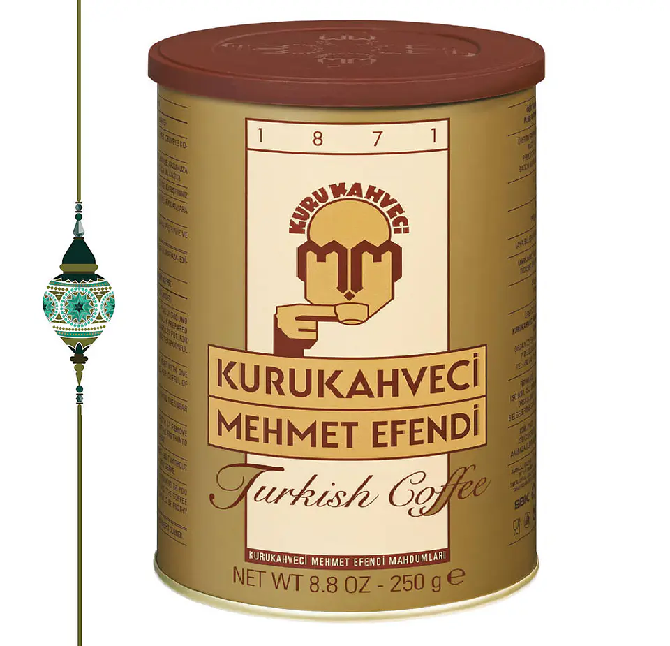 Café Turco Kurukahveci Mehmet Efendi 250 gr y Kimbo Italiano Intenso 250 gr 2