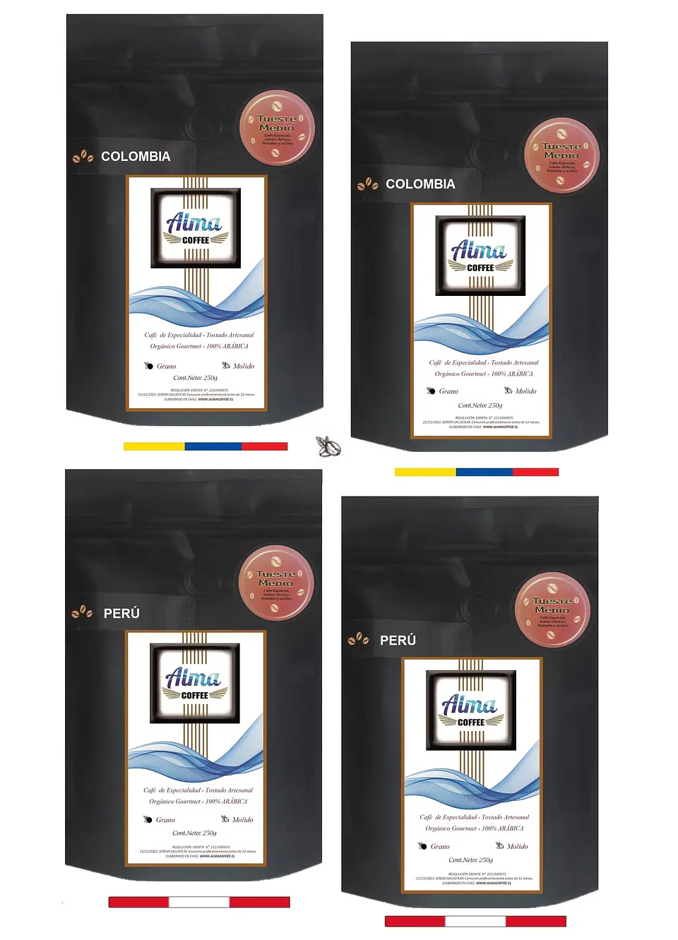 ☕️ Promoción Café de Especialidad Colombia y/o Perú 100% Arábica 