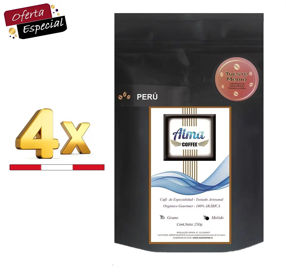 ☕️ Promoción Café de Especialidad Colombia y/o Perú 100% Arábica 