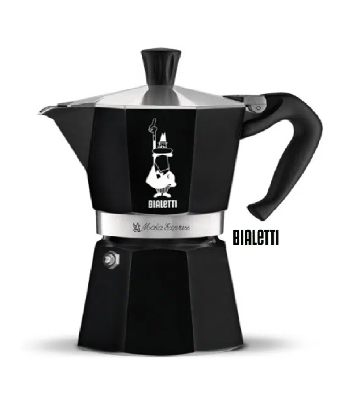 Cafetera Italiana BIALETTI Moka Express 3 tazas 130ml nero☕