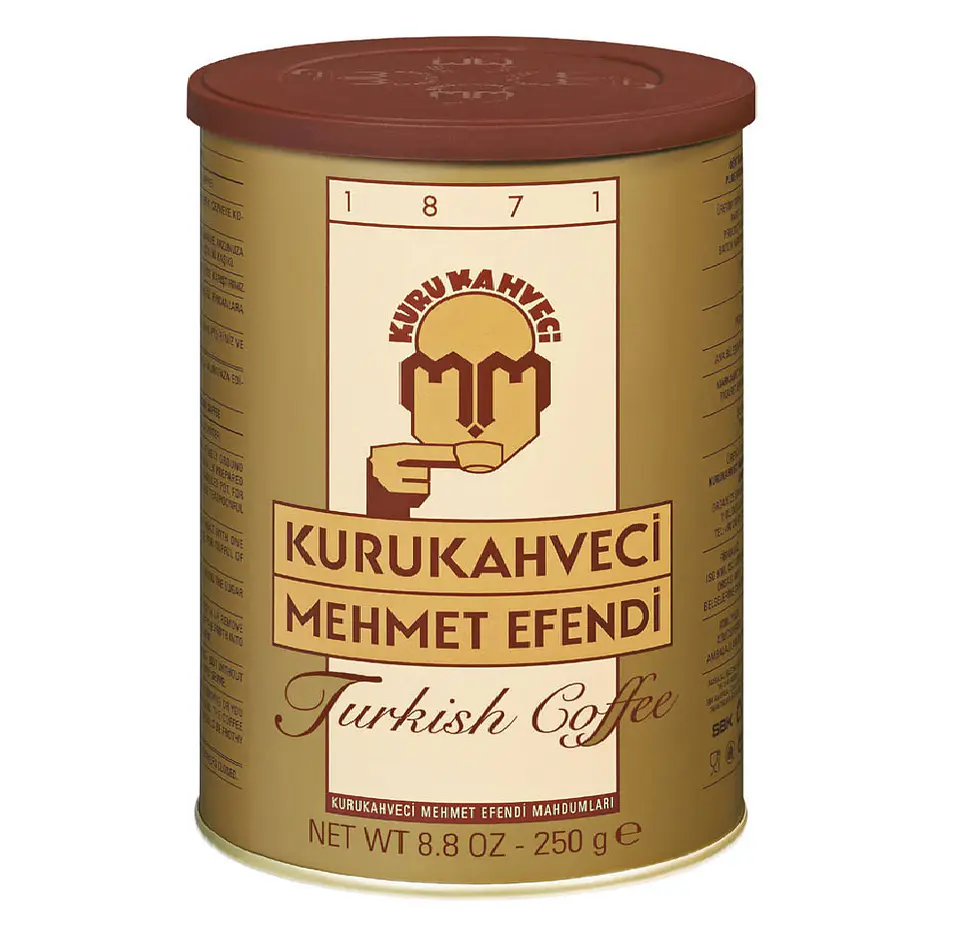 Café Turco Kurukahveci Mehmet Efendi Tarro 250 gr  1