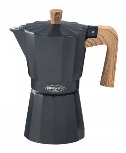 Cafetera Moka Italiana Dakar Nature Oroley 9 Tazas