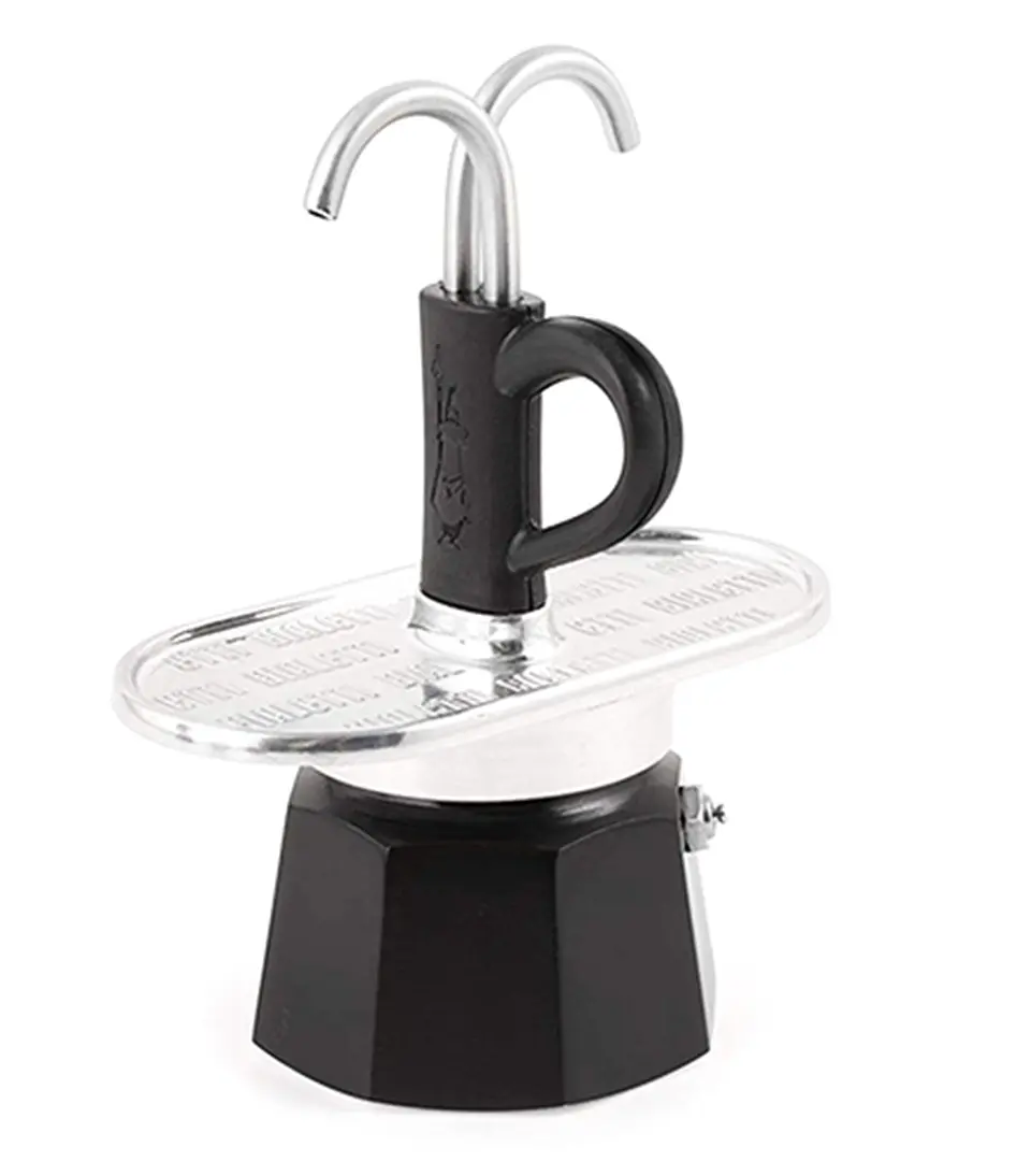 Cafetera Italiana BIALETTI Set Moka Mini Express para 2 tazas color Negro 3
