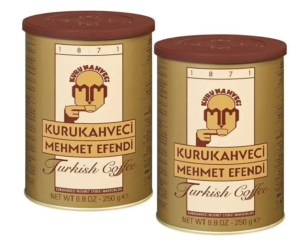 Café Turco Kurukahveci Mehmet Efendi Tarro (2 unidades x 250gr)  1