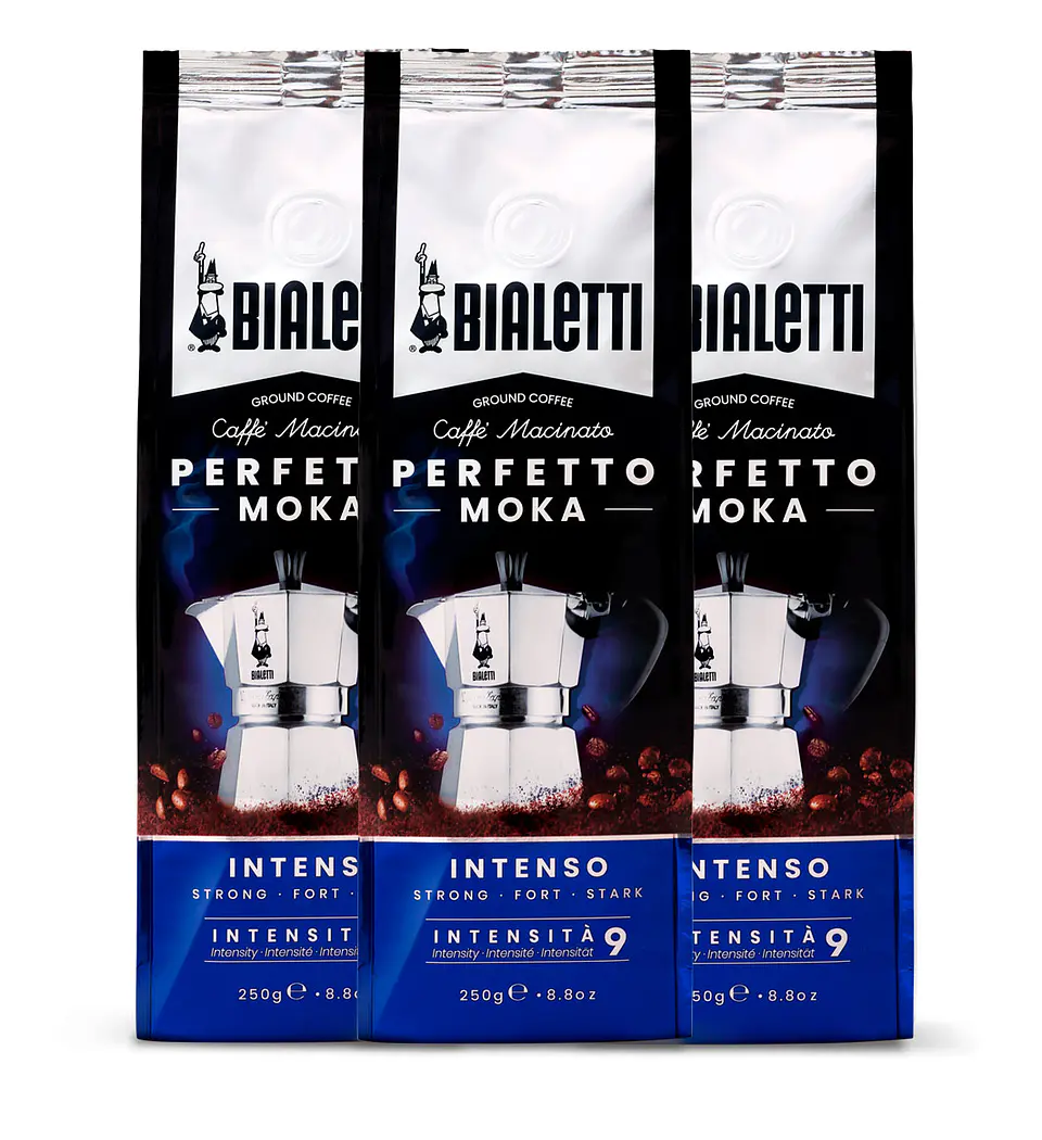 Café Bialetti Molido Perfetto Moka Intenso 3 unidades x 250 gr 1