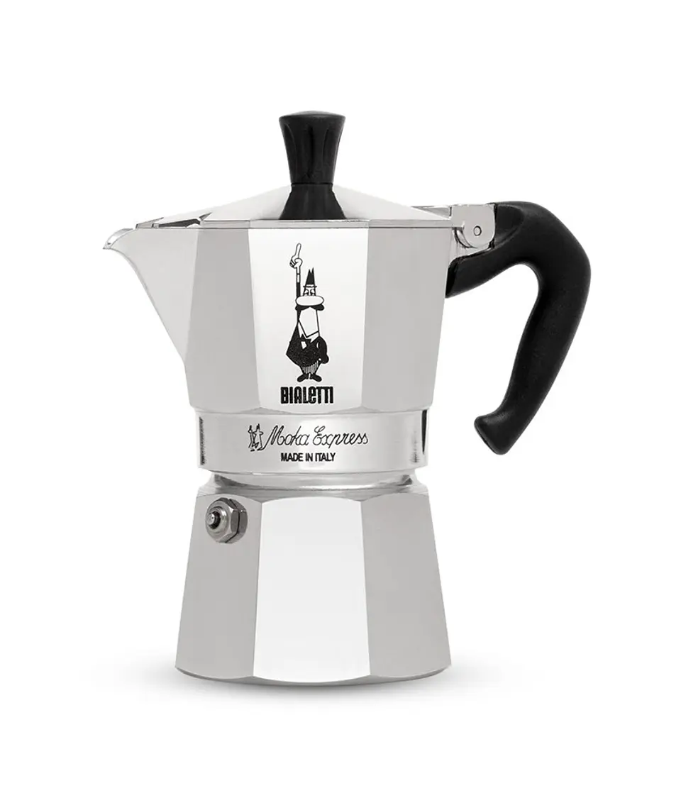 Cafetera Italiana BIALETTI Moka Express 3 o 4 tazas 1