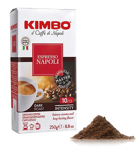 Café Kimbo Espresso Napoletano Molido 250 gr Nueva Presentación