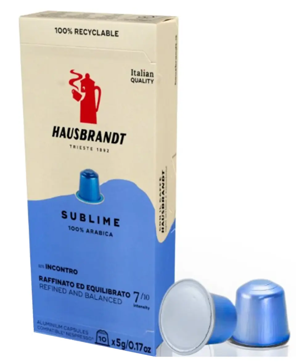 Cápsulas café Hausbrandt Sublime Gourmet compatibles Nespresso ® (2 cajas) 2
