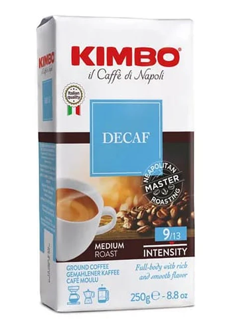 Café Kimbo Descafeinado Molido 250 gr Italiano
