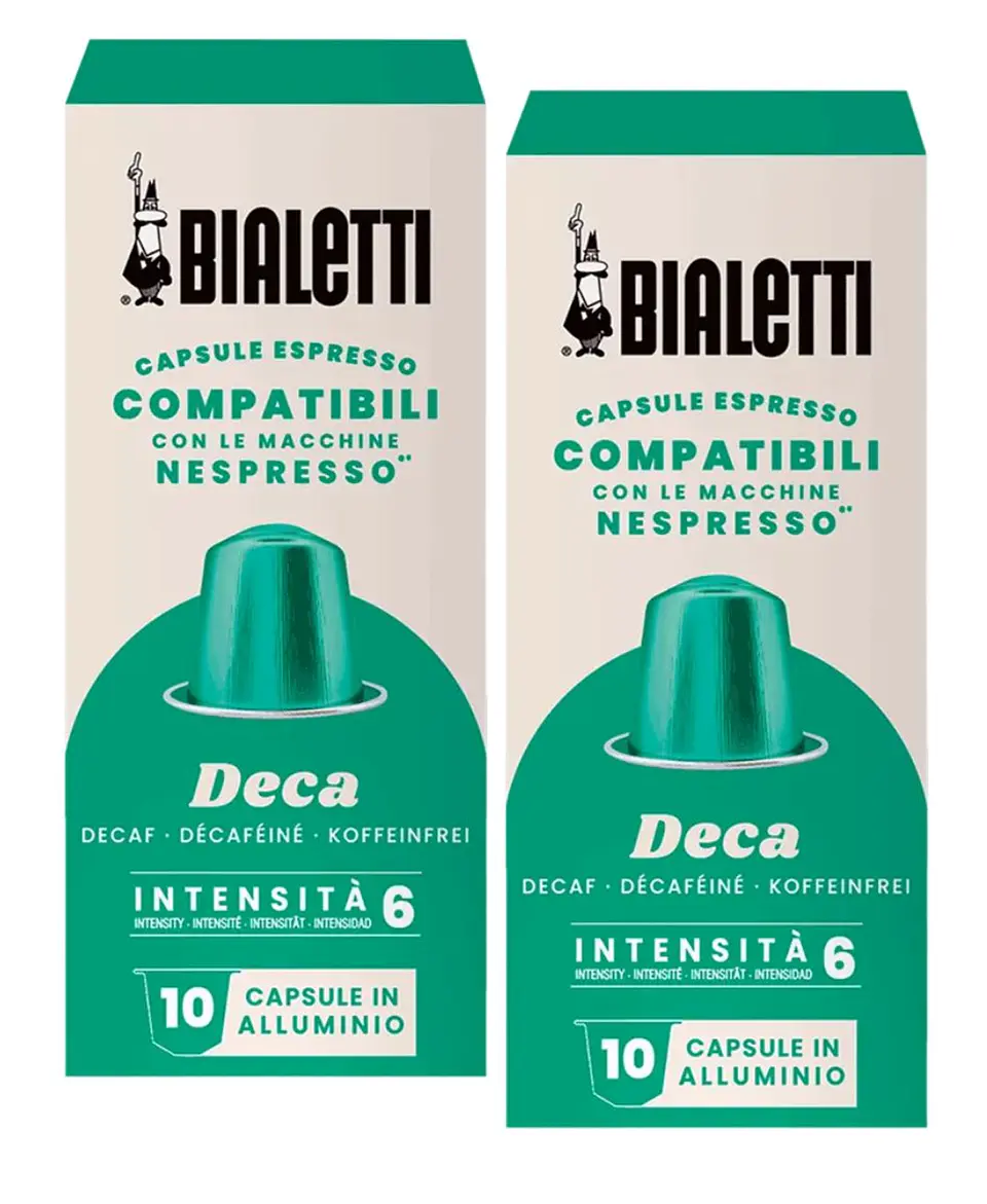 Cápsulas café BIALETTI Descafeinado compatibles Nespresso ® (2 cajas) 3