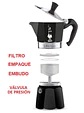 Cafetera Italiana BIALETTI Moka Express 6 tazas 270 ml  Negro - Miniatura 2