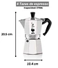 Cafetera Italiana BIALETTI Moka Express 6 tazas de espresso - Miniatura 2