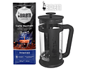 Pack Bialetti Cafetera Prensa Francesa Smart 350 ml + café macinato 250gr a eleccion