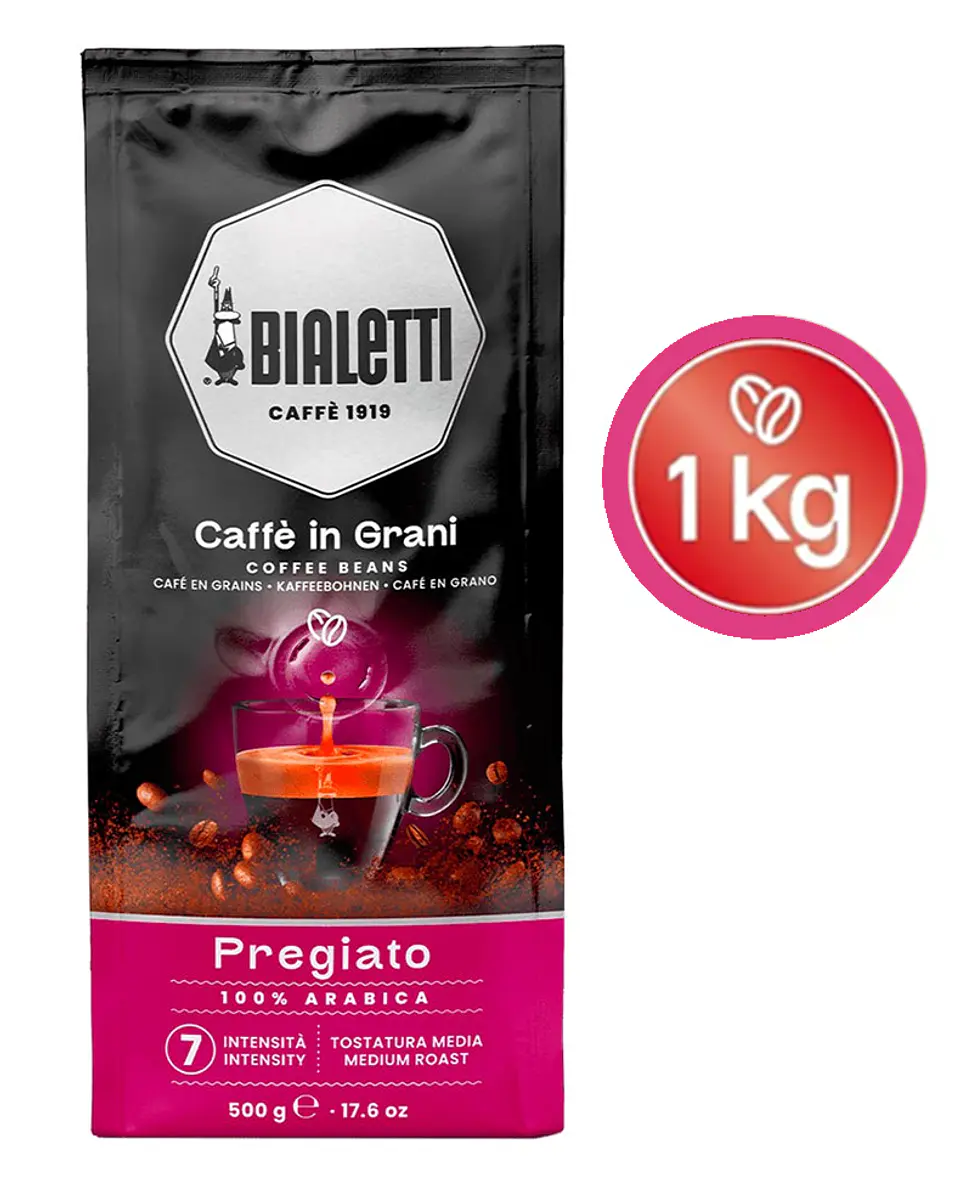 Café Bialetti Grano Pregiato 1 kg Tueste Medio 3