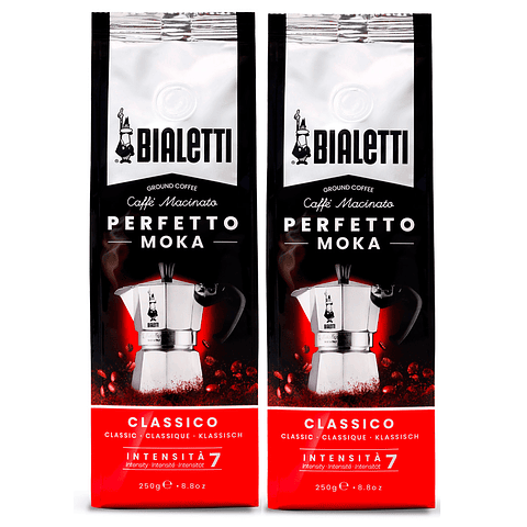Café BIALETTI Molido Perfetto Moka 2 unidades x 250 gr